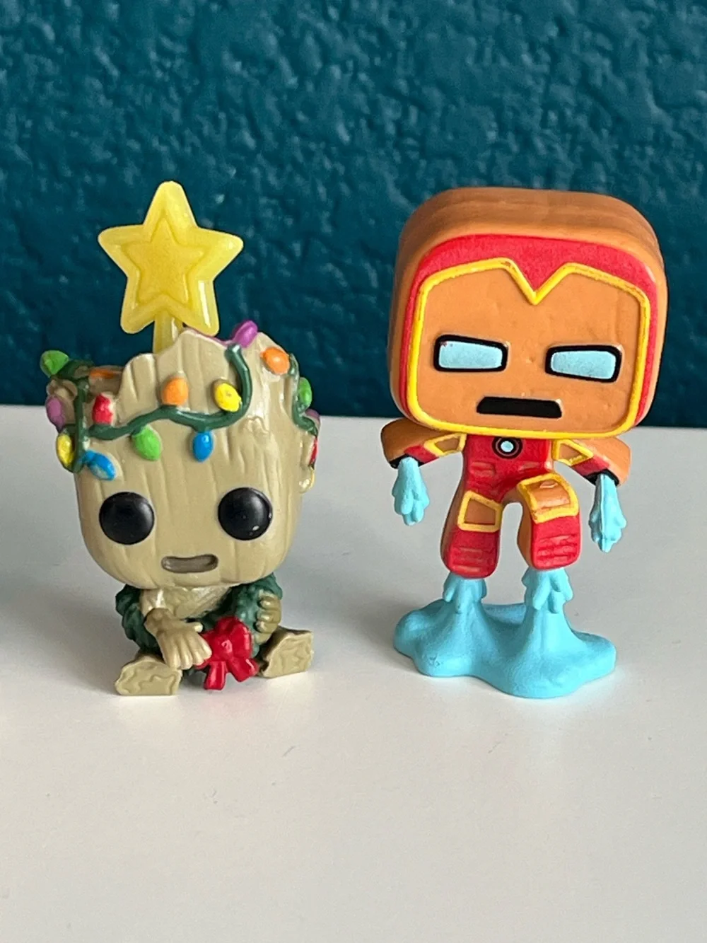 Funko Pop! Gingerbread Iron Man Thor Deadpool Thanos Christmas Baby Groot Rocket